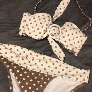 Full Coverage Polka-dot Bikini